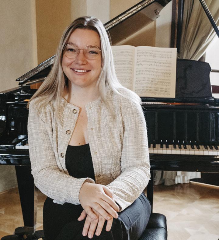 Marie Neurathner aus Altenmarkt ist Doktorratsstudentin und gibt ein außergewöhnliches Klavierkonzert in Admont.

Foto: o.K.