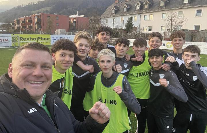 In seinem letzten Spiel als U18-Trainer der SG SC Liezen erreichte Christian Stangl mit seiner Mannschaft auswärts gegen SGR Murfeld/Sturm Graz ein beachtliches und verdientes 3:3-Unentschieden. Foto: o.K.