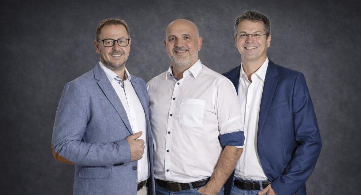 Die Marktleiter von Eurogast Landmarkt (v.l.): Christian Haagen (Schladming), Wolfgang Hoffmann (Steyr), Bernhard Wolfgang (Liezen und Bereichsleitung).