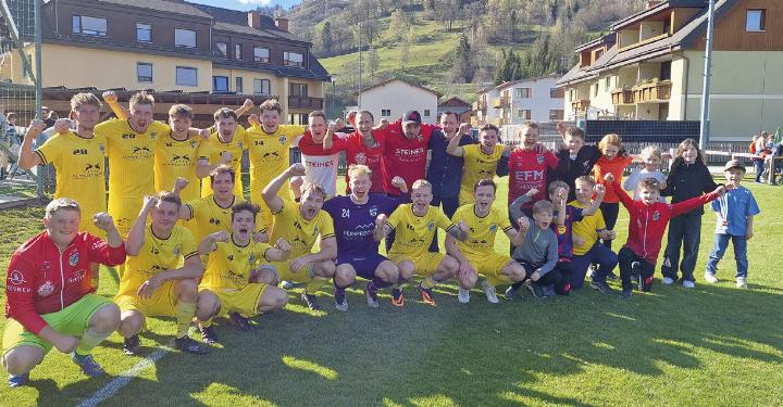 Die Mannschaft des SV SV Pruggern machte mit einem 2:0-Heimsieg gegen FC Ausseerland einen großen Schritt in Richtung Meistertitel.