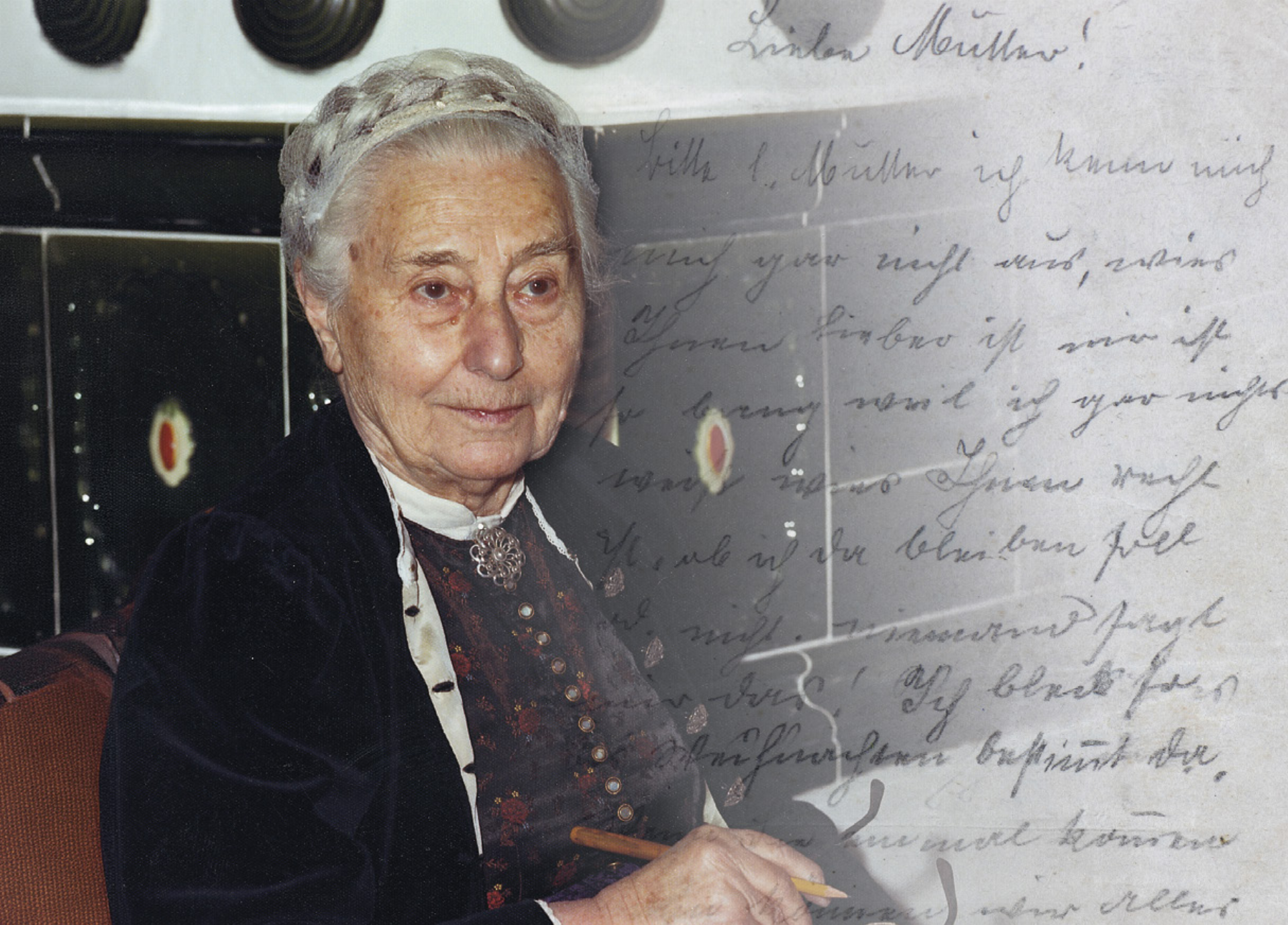 Paula Grogger hielt regen Briefkontakt zu unzähligen Adressaten. Die Briefe an sie hat sie aufbewahrt. Seit vergangener Woche befinden sich die Korrespondenzen in der steiermärkischen Landesbibliothek.
Fotomontage: Oster/Christoph Huber