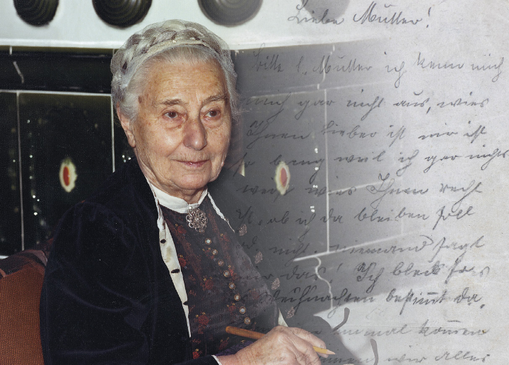 Paula Grogger hielt regen Briefkontakt zu unzähligen Adressaten. Die Briefe an sie hat sie aufbewahrt. Seit vergangener Woche befinden sich die Korrespondenzen in der steiermärkischen Landesbibliothek.
Fotomontage: Oster/Christoph Huber