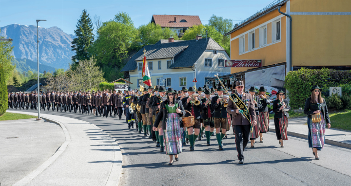 Traditioneller Florianitag als Zeichen der Wertschätzung für den Feuerwehrdienst. Foto: Franz Gruber-Veit