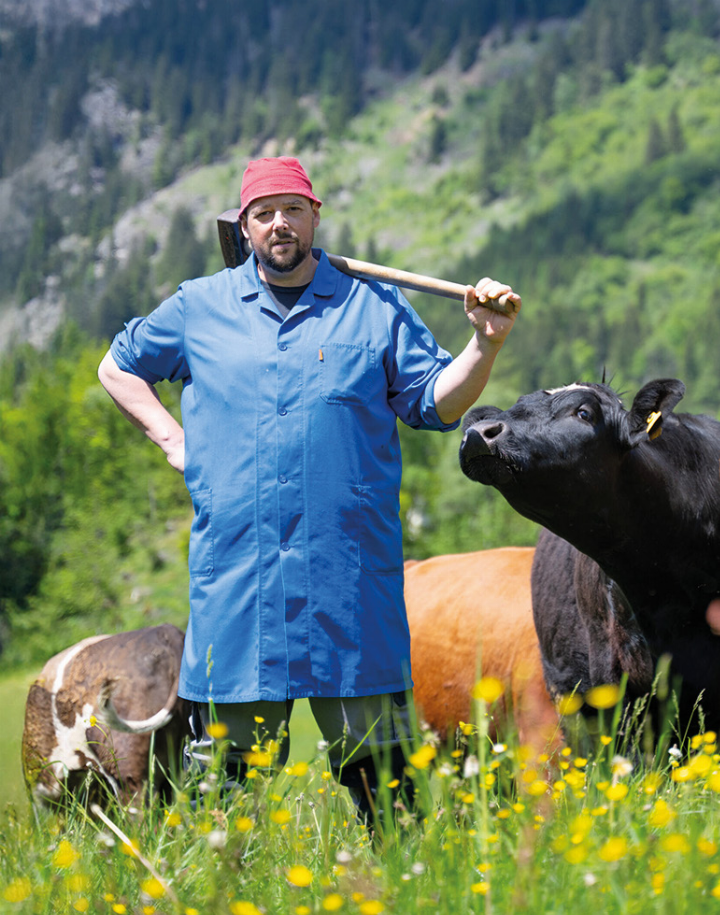 Petutschnig Hons hat erkannt: Er ist auf die Butterseite des Lebens gefallen.

Foto: S. Klampferer