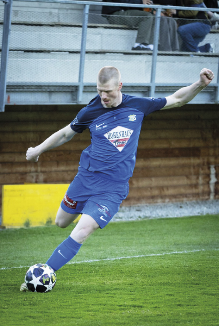 Mit zwei Toren avancierte Andre Unterberger zum „Man of the Match“. Foto: FCS