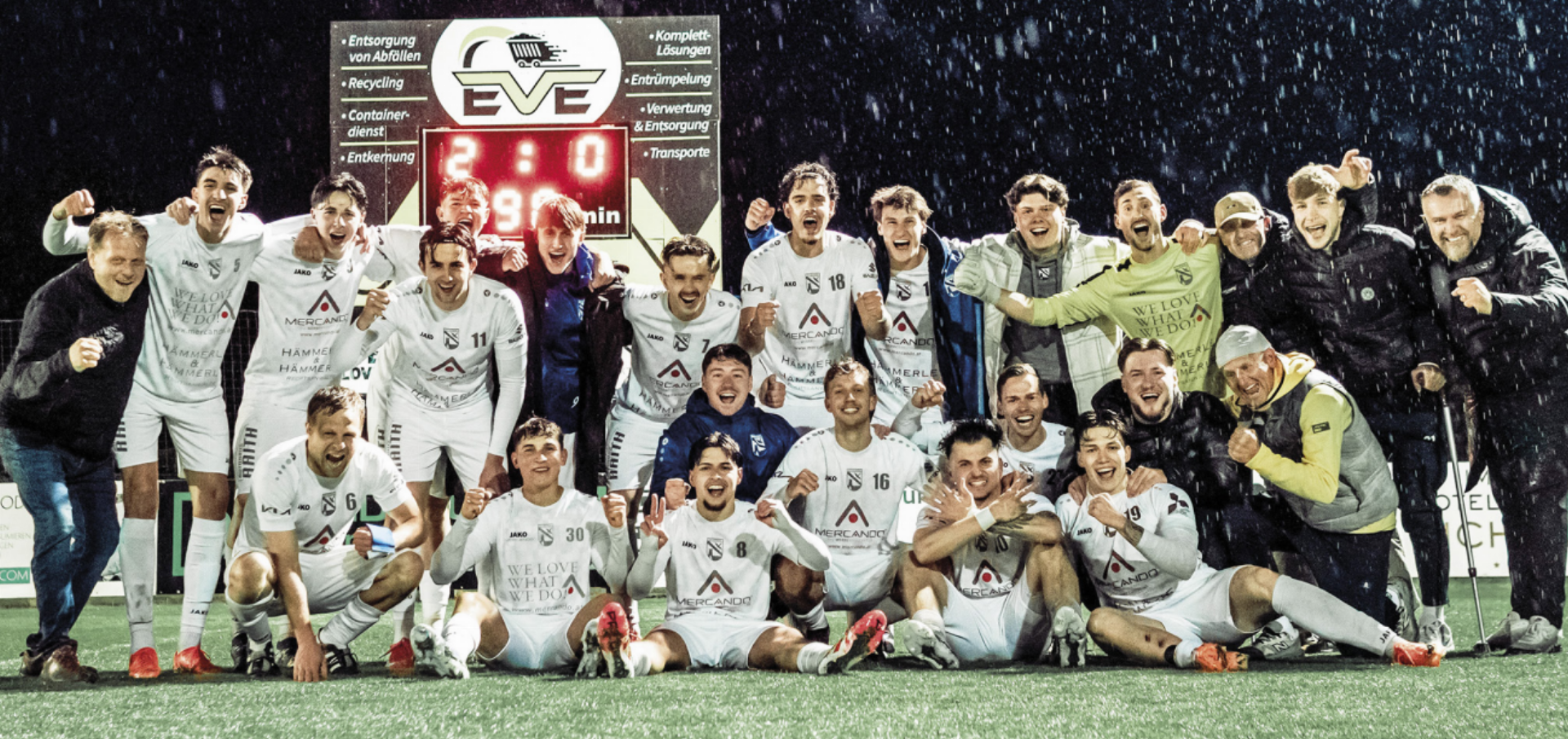 Die Mannschaft des ATV Irdning feierte mit dem 2:0-Derbysieg gegen Bad Mitterndorf den ersten Heimsieg in der Frühjahrssaison. Foto: ATV - Das Bild wird blockiert. – Möglicherweise durch einen aktiven Adblocker.
