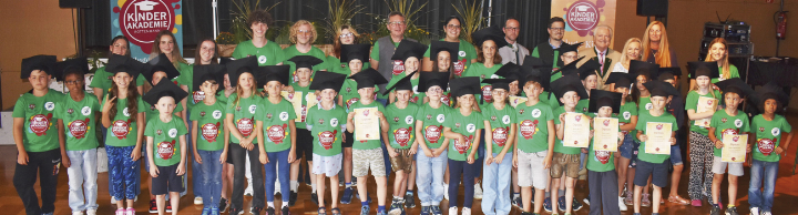 Den feierlichen Abschluss der Kinder-Akademie bildet die Sponsion im Volkshaus Rottenmann am Freitag, dem 31. Juli. Foto: Kinder-Akademie