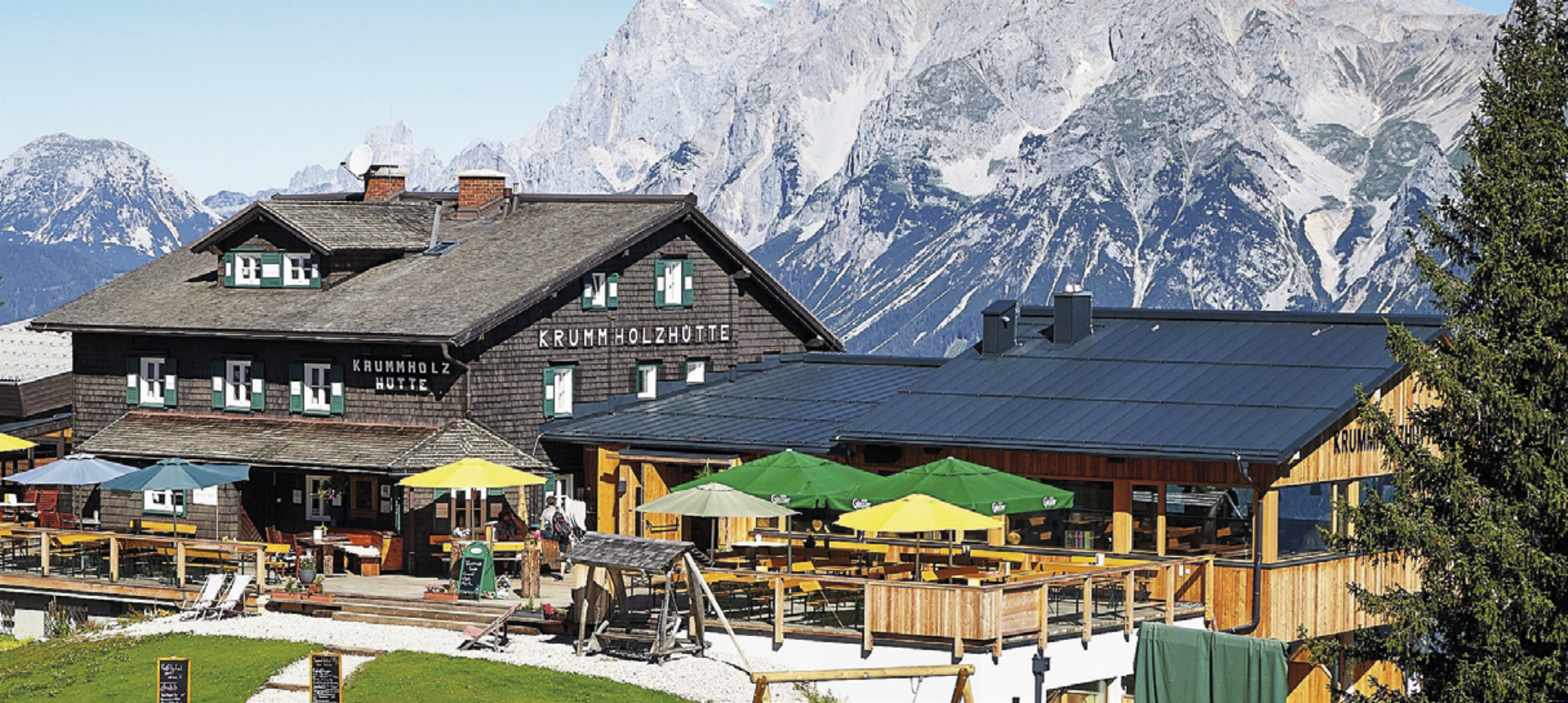 Die Krummholzhütte am Hauser Kaibling befindet sich seit 115 Jahren im Besitz der Alpinen Gesellschaft Kummholz. Foto: Mairamhof - Das Bild wird blockiert. – Möglicherweise durch einen aktiven Adblocker.