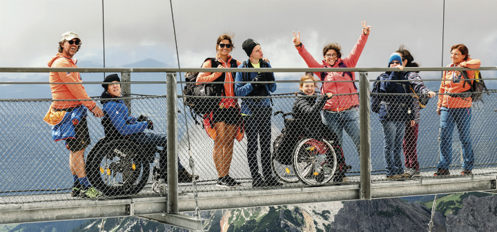 Sommer wie Winter: Verein ermöglicht Menschen mit Behinderung die Bergwelt zu erleben. Foto: Lisa Marie Reiter