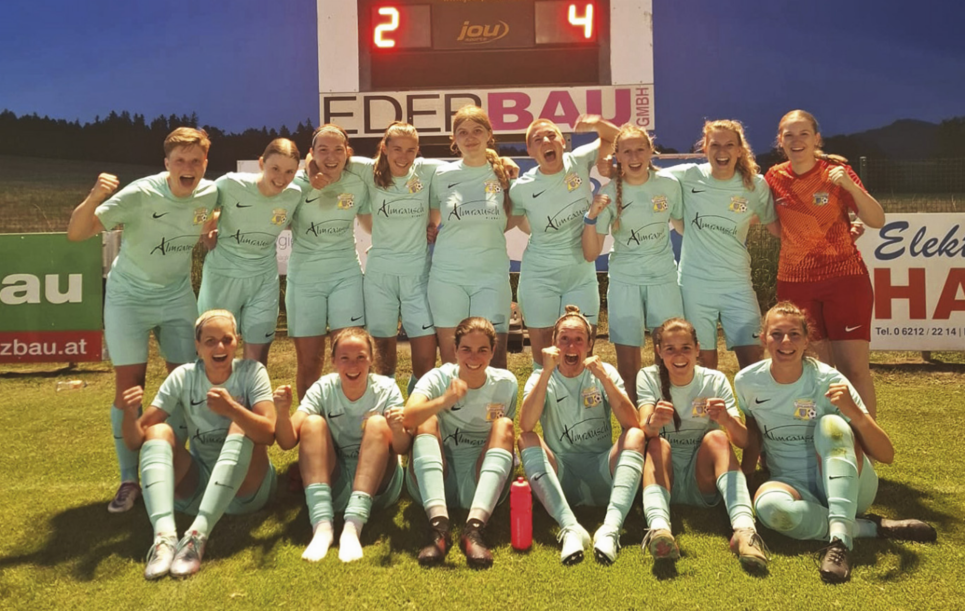 Die Damenmannschaft des FC Schladming feierte mit dem 4:2-Auswärtssieg gegen Eugendorf den dritten Erfolg in der Frühjahrssaison. - Das Bild wird blockiert. – Möglicherweise durch einen aktiven Adblocker.