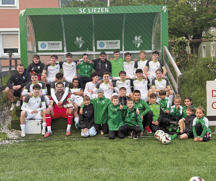 Die junge Mannschaft des SC Liezen erreichte gegen Vizemeister St. Peter ein achtbares 1:1-Remis. Foto: SC Liezen
