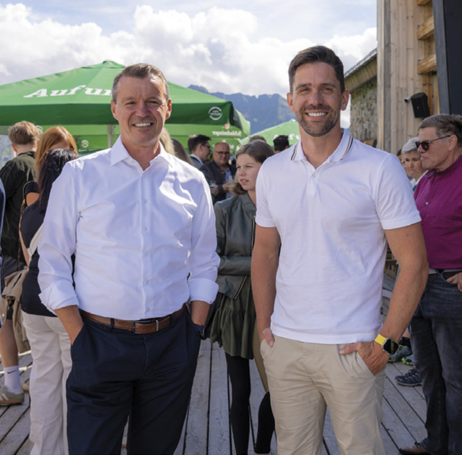 Die beiden Geschäftsführer Wolfgang Stadlhofer und Philip Winter (v.l.). Foto: Alwin Strasser - Das Bild wird blockiert. – Möglicherweise durch einen aktiven Adblocker.