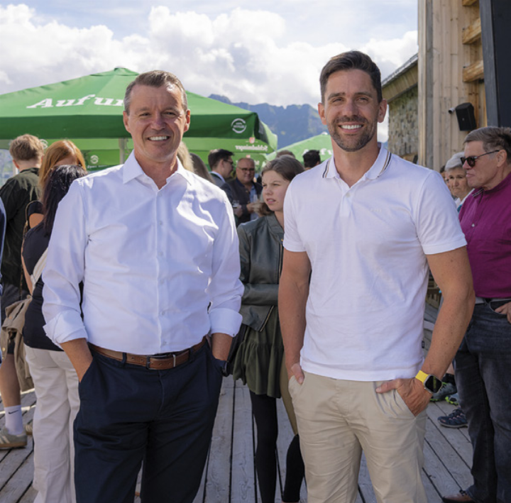 Die beiden Geschäftsführer Wolfgang Stadlhofer und Philip Winter (v.l.). Foto: Alwin Strasser