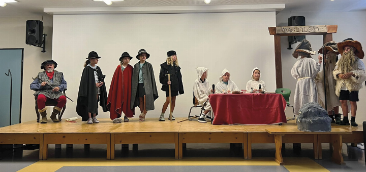 Ein Ensemble der Volksschule rückte ein Stück Bergbau-Geschichte von Schladming in den Fokus. Foto: VS Schladming