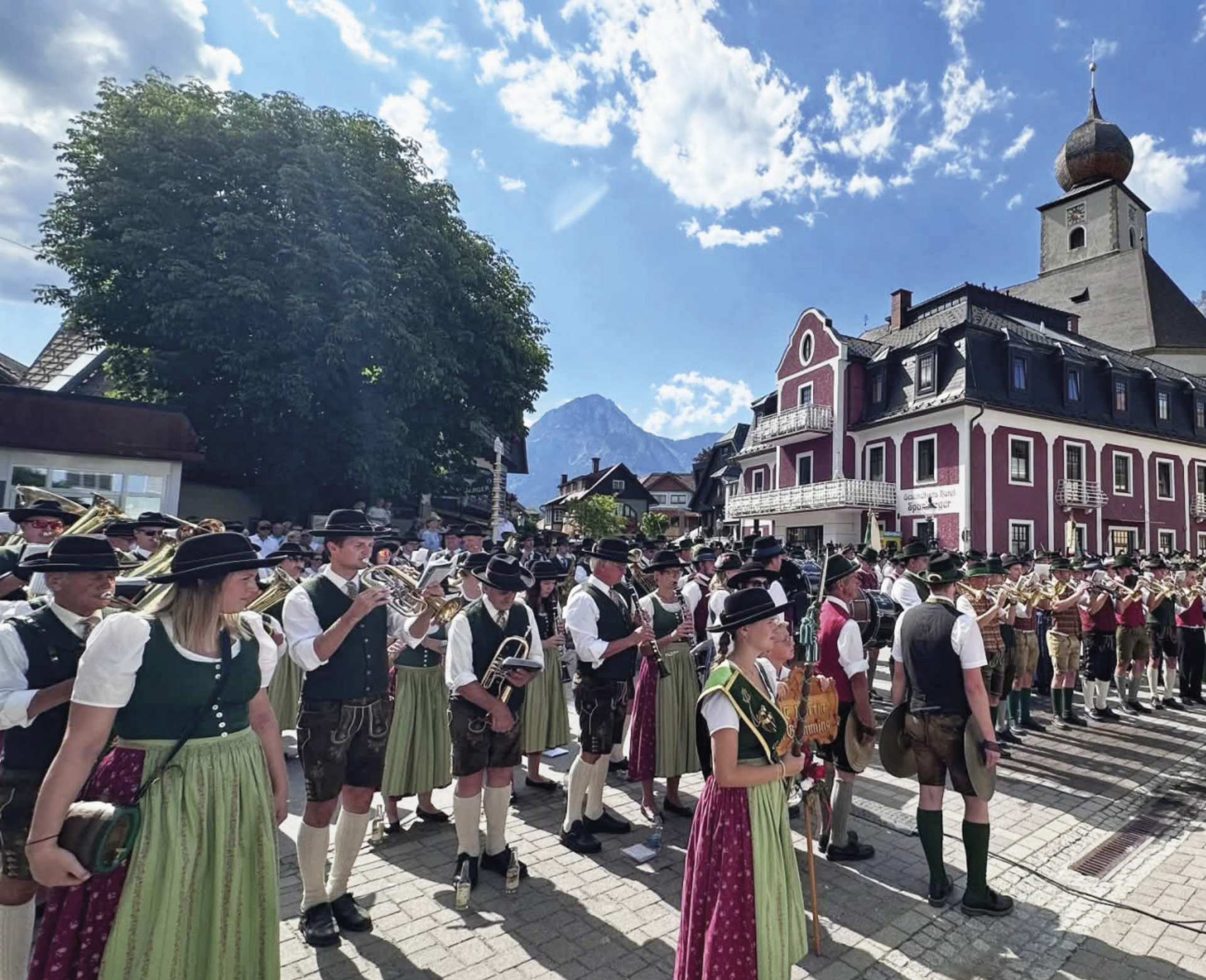 Gröbming stand am vergangenen Wochenende im Zeichen der Blasmusik. Foto: MVTK Gröbming - Das Bild wird blockiert. – Möglicherweise durch einen aktiven Adblocker.